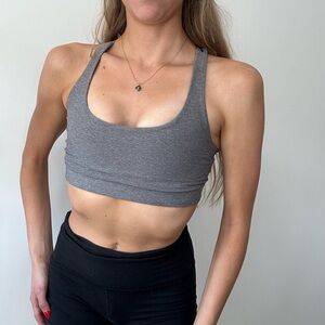 Gray Lululemon Sports Bra